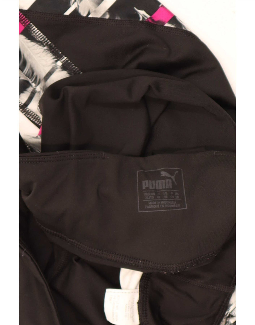 Puma Leggings para mujer ES 40 XL Negro Geométrico