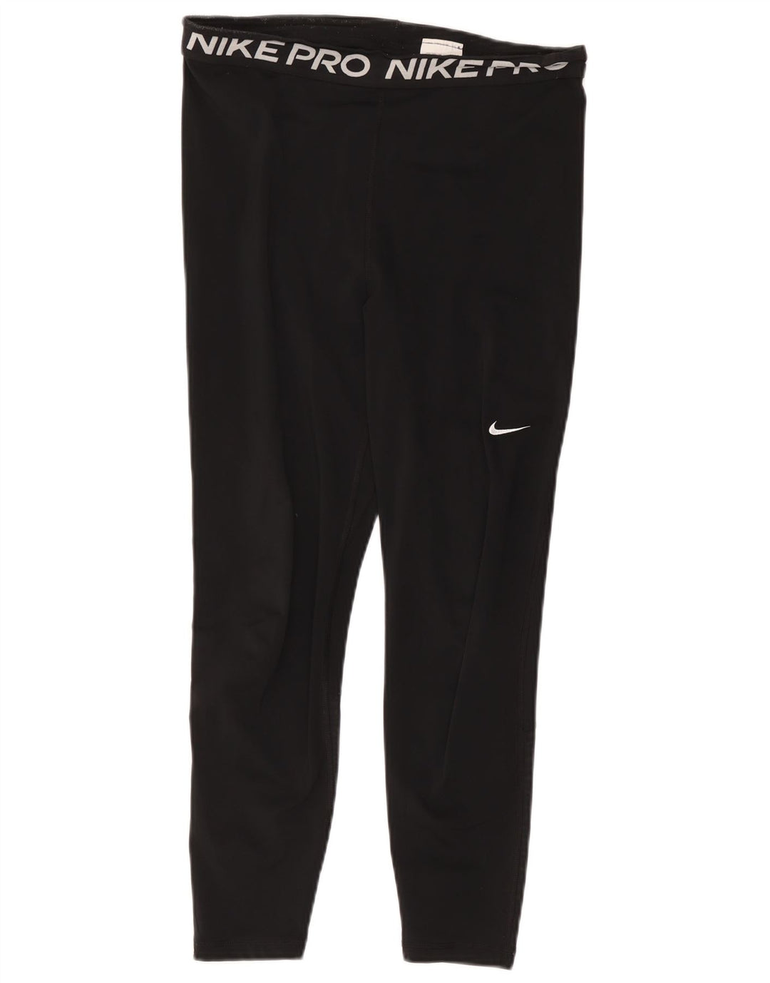 Nike Leggings Dri Fit Crop Graphic para mujer UK 44 Grande Poliéster negro