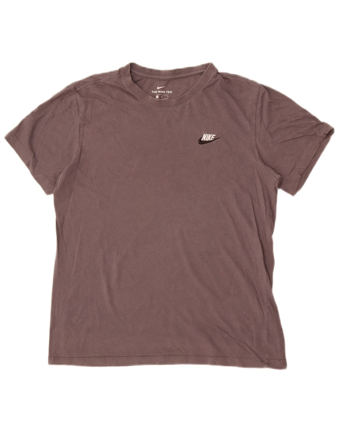 Camiseta Nike Hombre Top Gris Medio Algodón