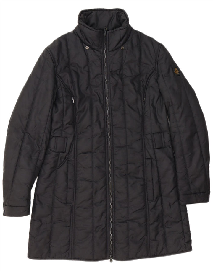 Refrigiwear Abrigo acolchado para mujer UK 46 Grande Poliéster negro