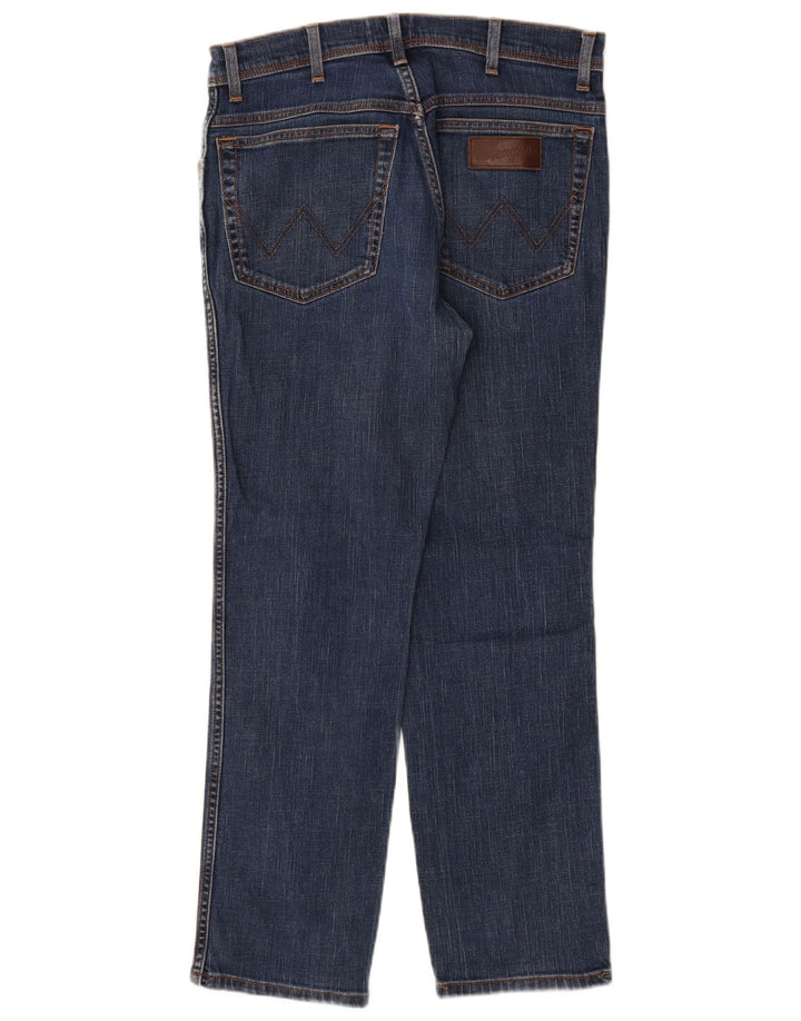 Vaqueros Wrangler Texas Slim Mujer W33 L30 Algodón Azul