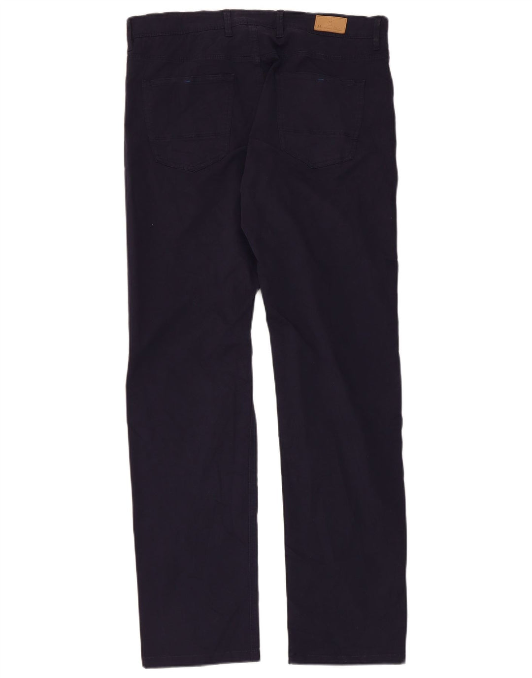 MASSIMO DUTTI Pantalones casuales ajustados para hombre EU 42 Large W32 L31 Azul marino