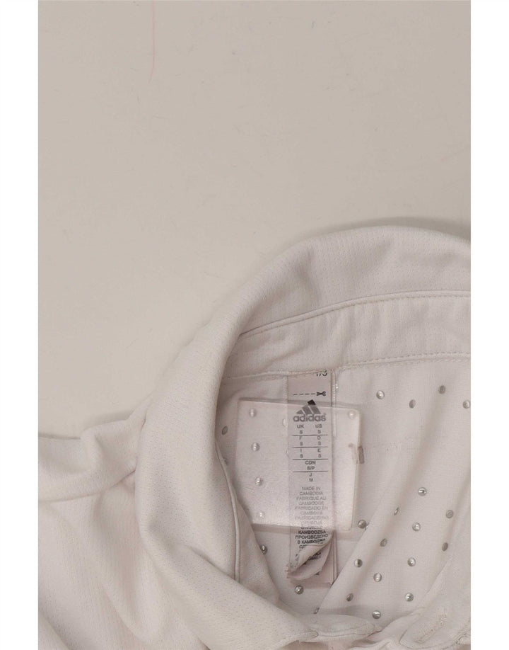 Polo Adidas Hombre Pequeño Poliéster Blanco