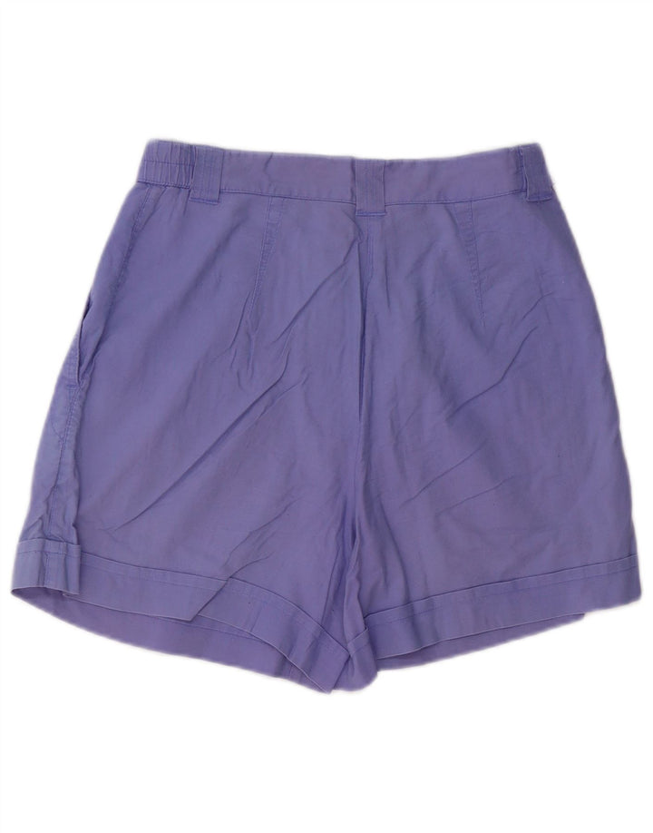 Vintage mujeres pegadas chino pantalones cortos W28 medio púrpura