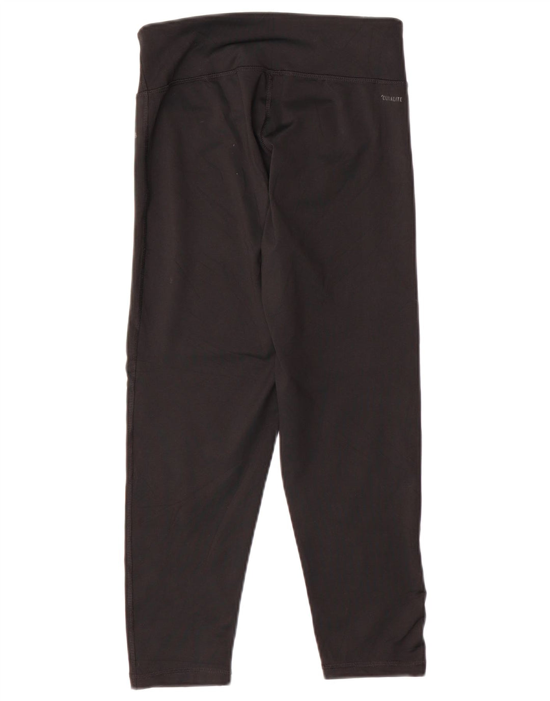 ADIDAS Mujer Climalite Graphic Capri Leggings Reino Unido 8/10 Pequeño Negro