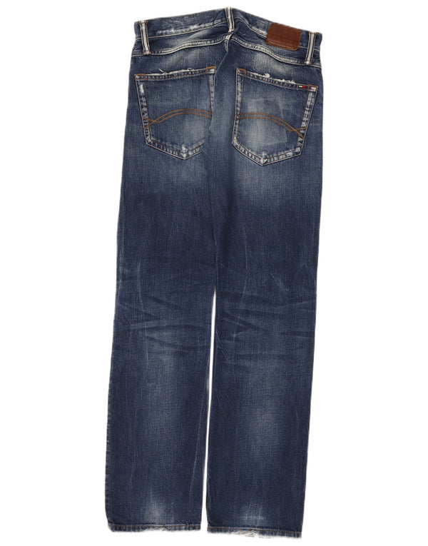Tommy Hilfiger Vaqueros Rectos Regulares Desgastados Ryder para Mujer W29 L32 Azul