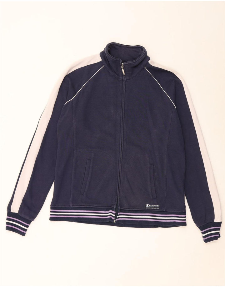 Champion Chaqueta de chándal para mujer UK 46 Large Azul marino Colorblock