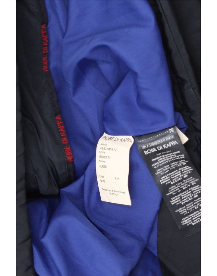 Kappa Chaqueta acolchada para hombre UK 40 Large Poliéster azul marino