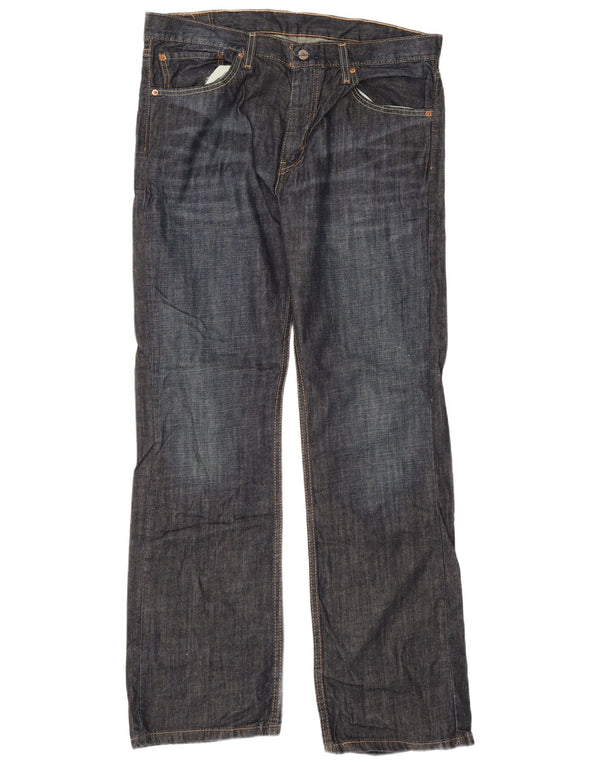 Levi's Hombre 527 Vaqueros Bootcut W36 L32 Algodón Azul Marino