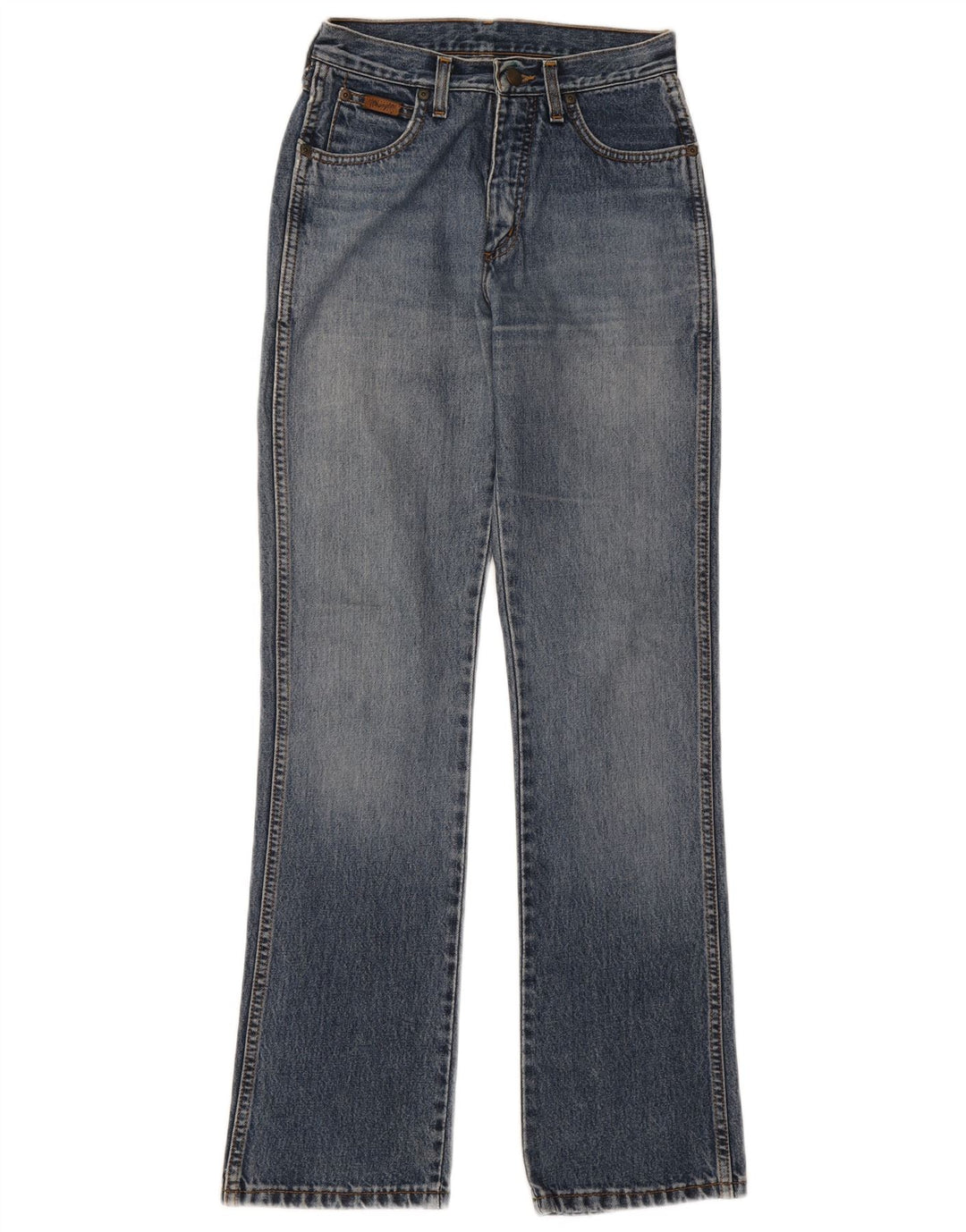 WRANGLER Mens Straight Jeans W27 L32 Blue Cotton