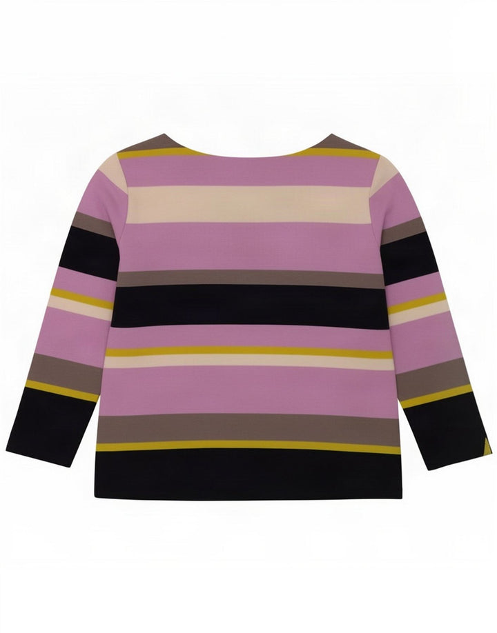 White Stuff Top para mujer manga 3/4 UK 44 Mediano Rayas multicolor