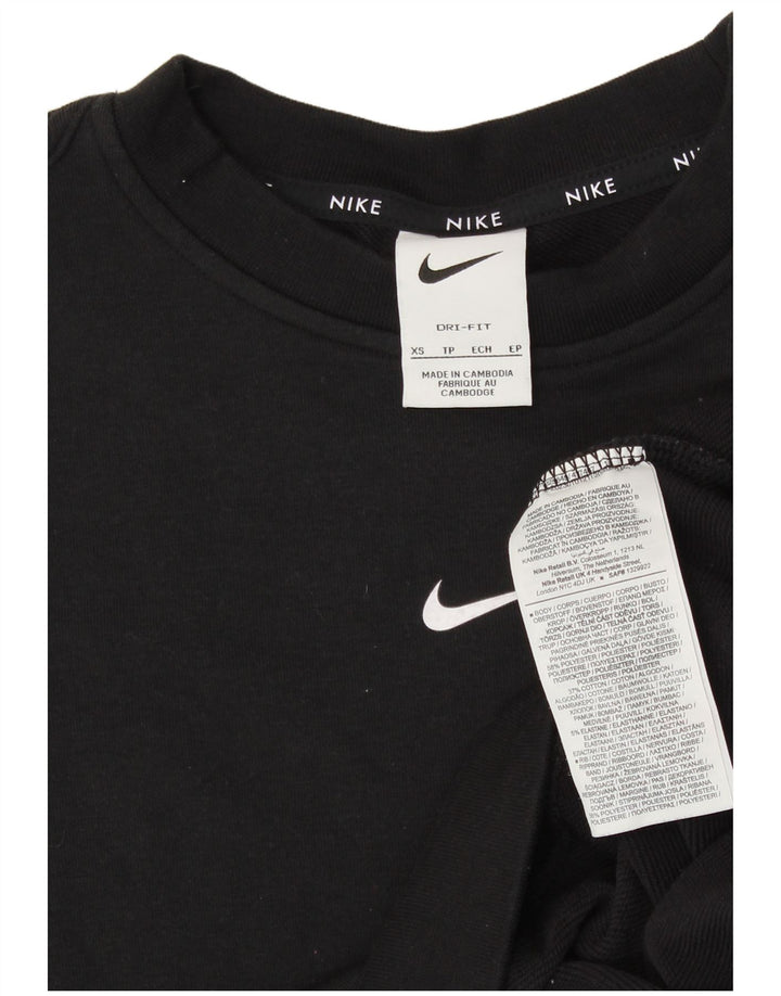 NIKE Sudadera Jumper para Mujer UK 6 XS Negro Poliéster