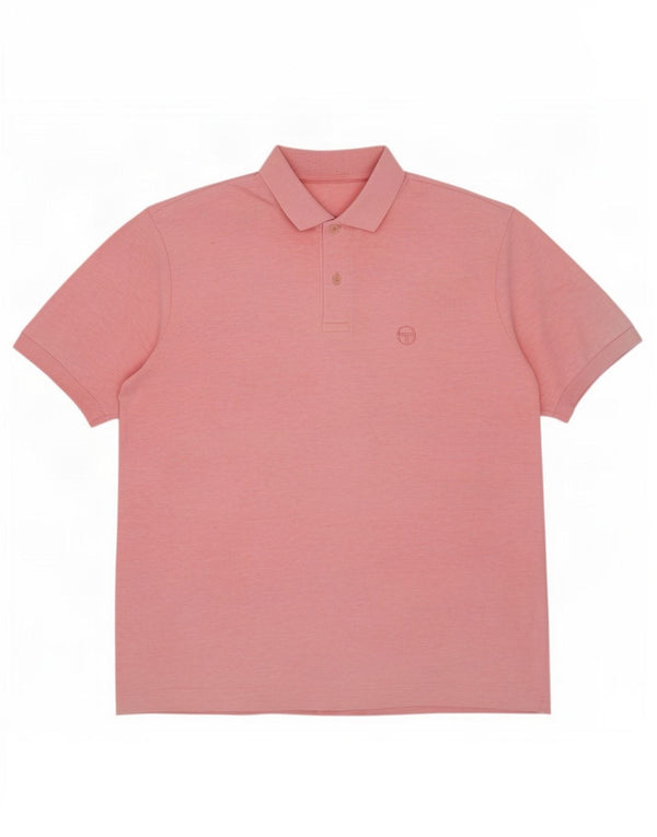 Sergio Tacchini Polo Hombre Grande Rosa Algodón