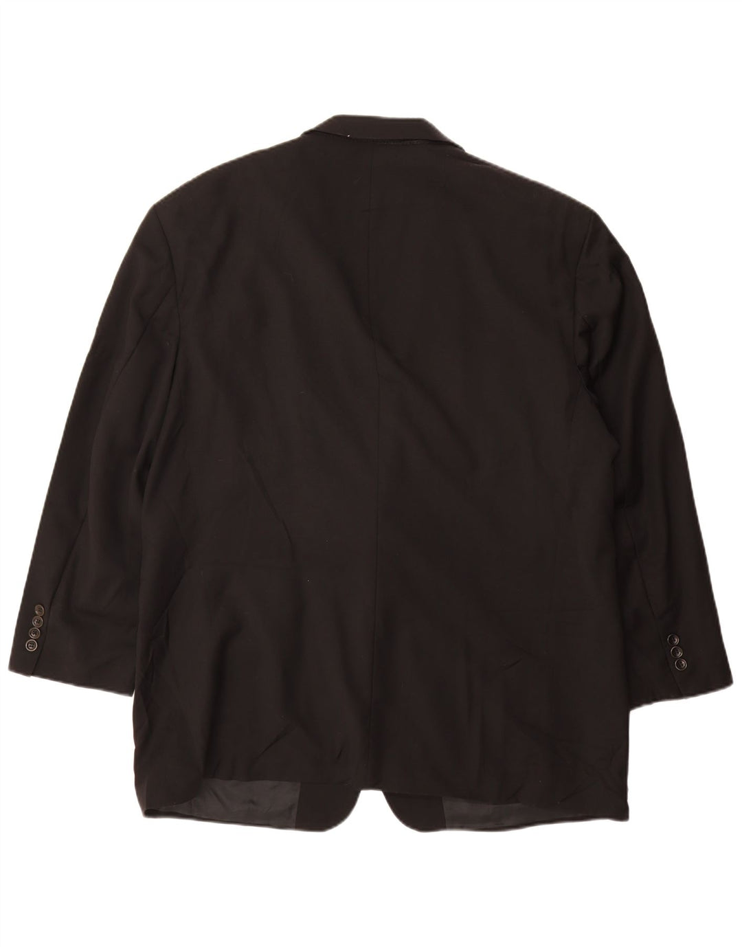 HUGO BOSS Chaqueta tipo blazer de 2 botones para hombre EU 56 3XL Negro Lana virgen