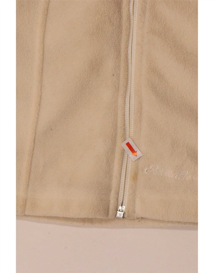 Eddie Bauer Chaleco polar para mujer UK 10 Small Off White