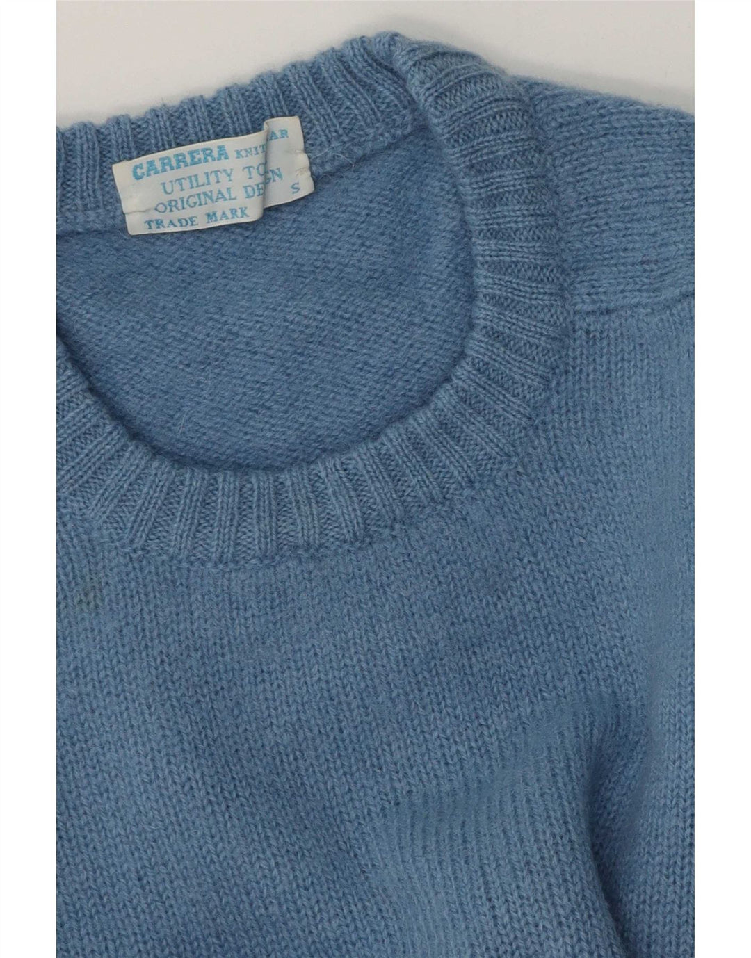 Carrera Jersey de cuello redondo para mujer UK 10 Small Blue