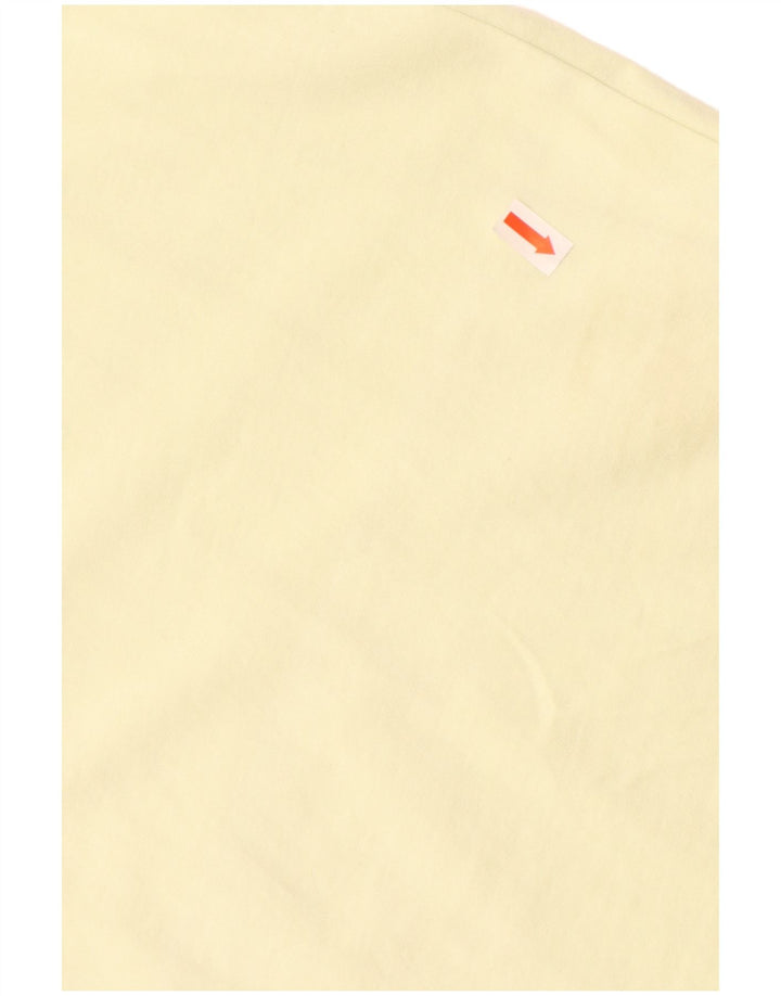 NIKE Vestido tipo camiseta para mujer UK 6 XS Algodón amarillo