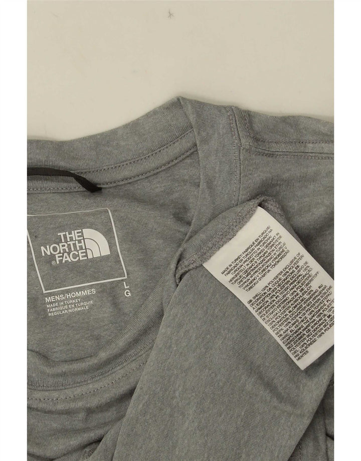 The North Face Camiseta para hombre Top Large Gris Poliéster