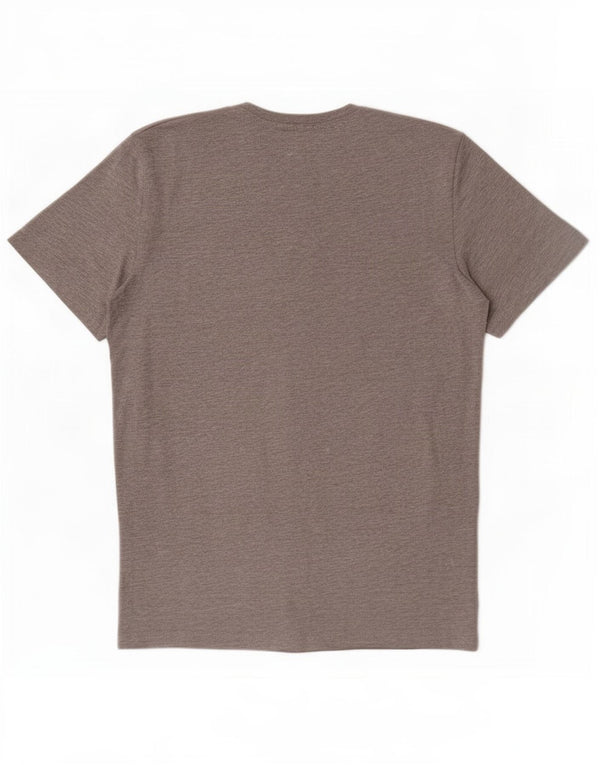 Jack & Jones Hombre Camiseta Gráfica Top Small Gris Algodón