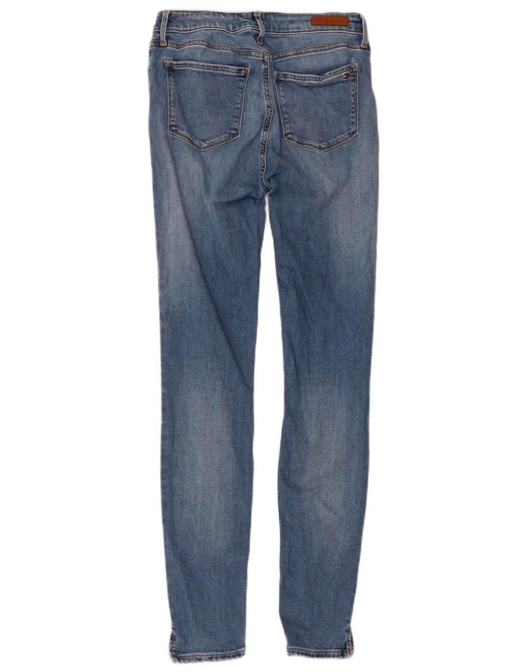 TOMMY HILFIGER Vaqueros ajustados Como para mujer W28 L29 Algodón azul