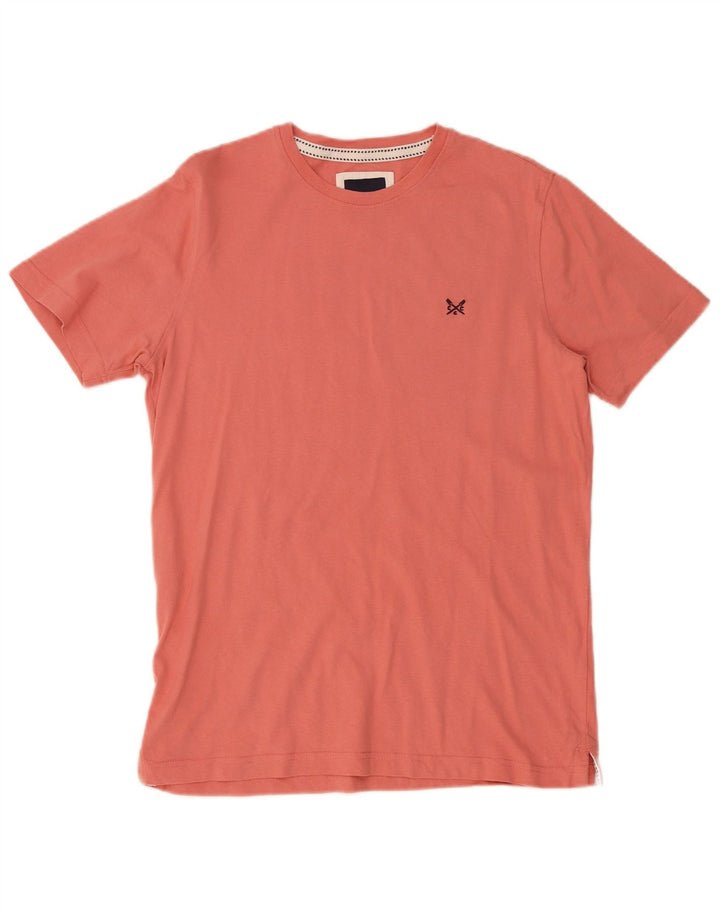 Crew Clothing Camiseta para hombre Top Algodón rosa medio