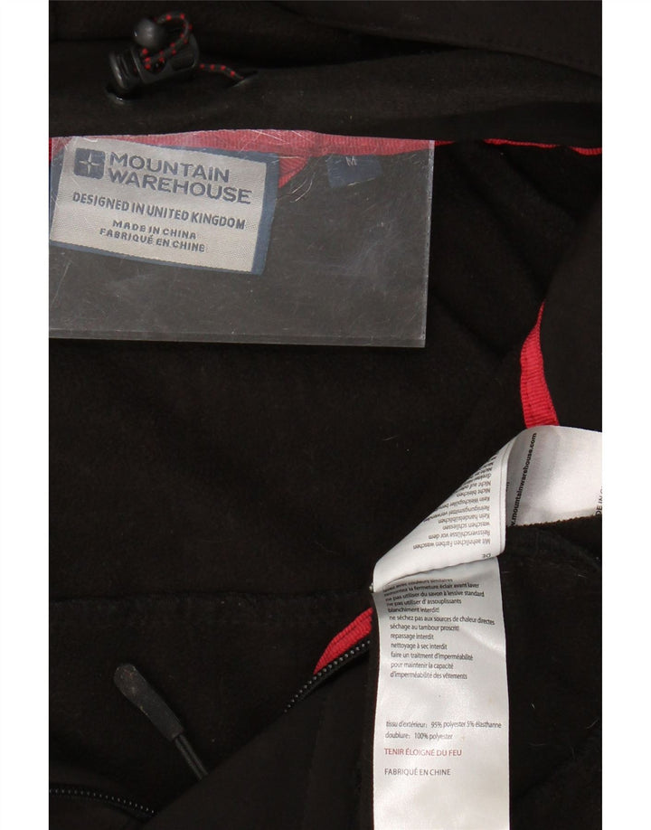 MOUNTAIN WAREHOUSE Chaqueta cortavientos para hombre UK 38 Mediana Negro Poliéster