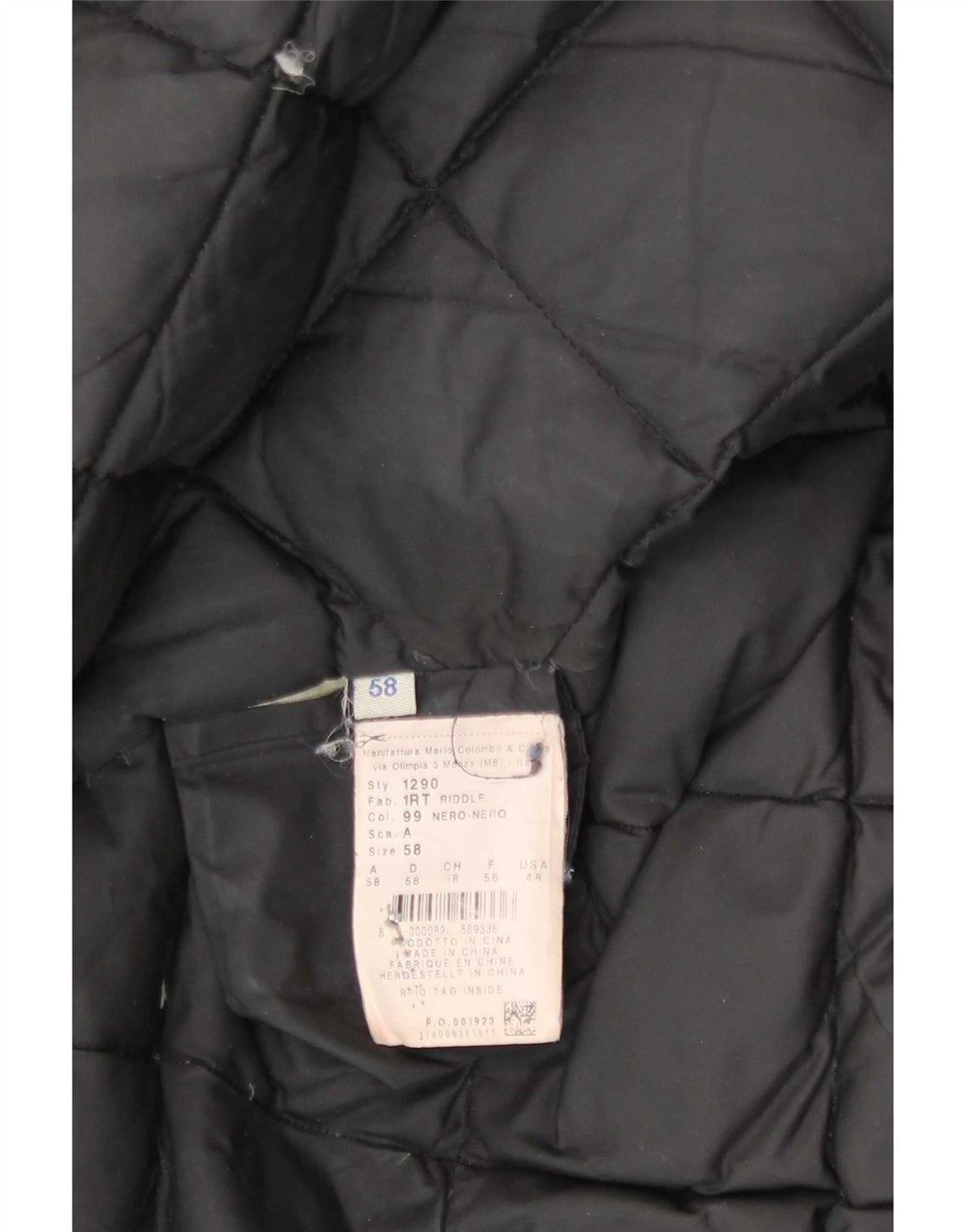 Colmar Abrigo acolchado con capucha para hombre IT 58 XL Poliéster negro