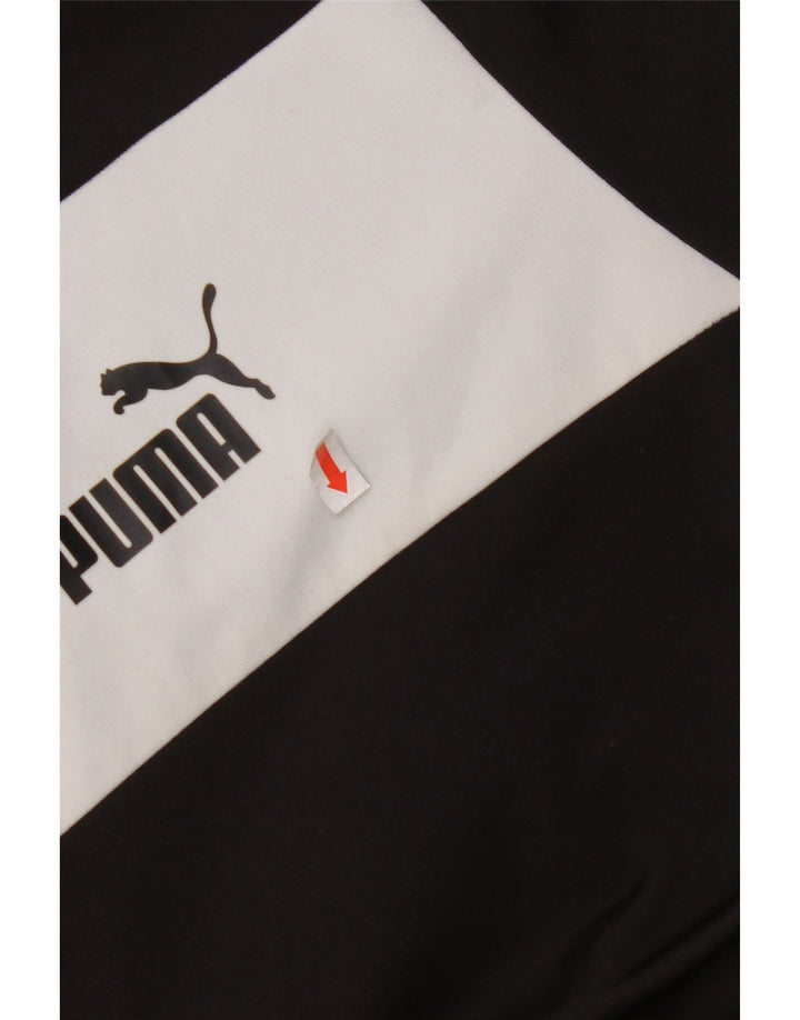 PUMA Chaqueta de chándal para hombre XL Poliéster color block negro