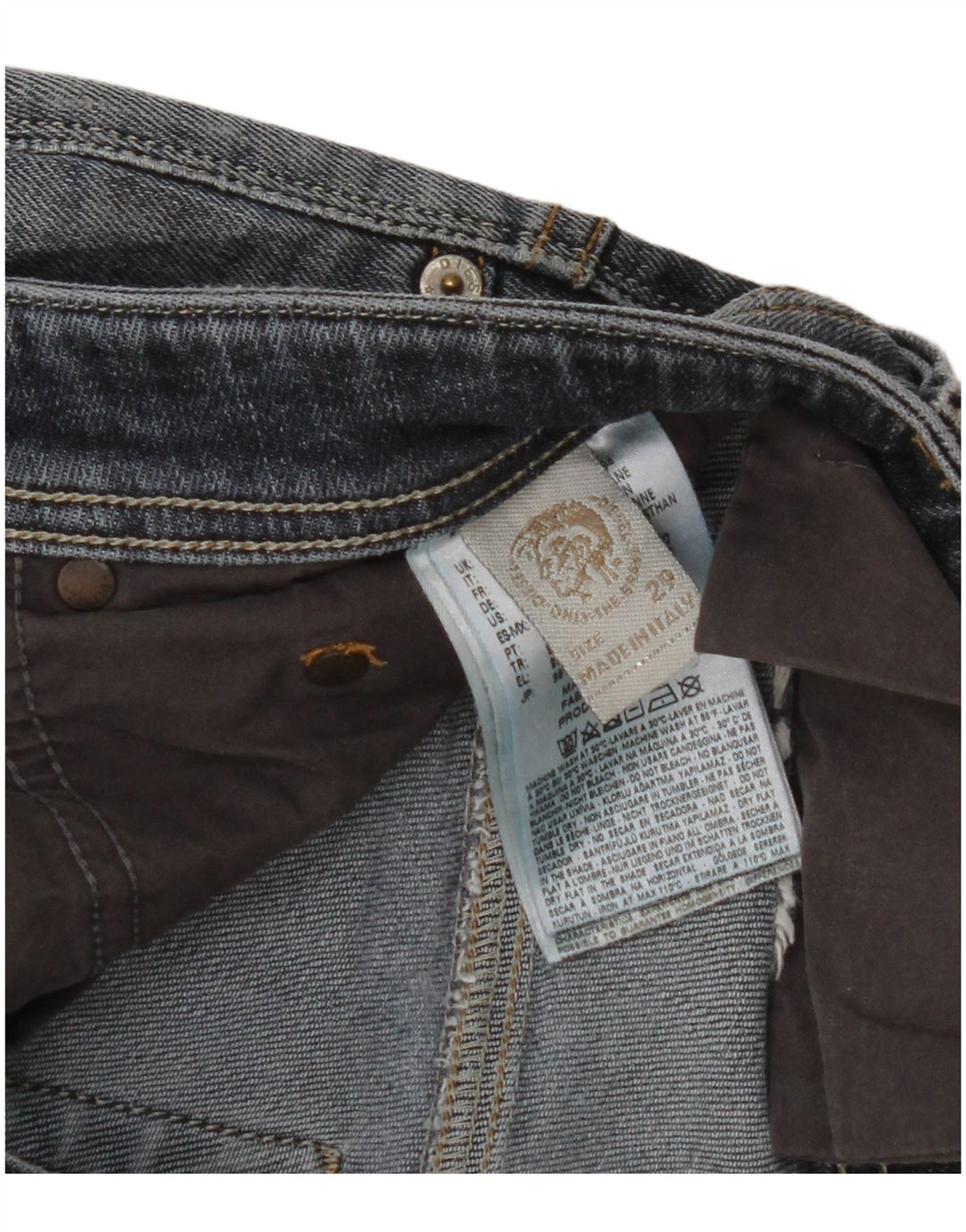 Diesel Vaqueros Slim Para Hombre W29 L28 Algodón Azul