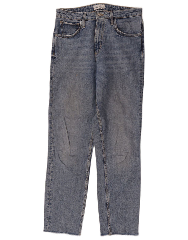 Zara Womens Straight Jeans EU 38 Small W28 L28 Blue