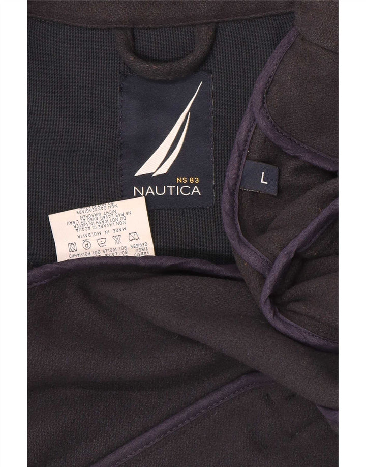 Nautica Chaquetón para hombre UK 40 Large Poliamida azul marino