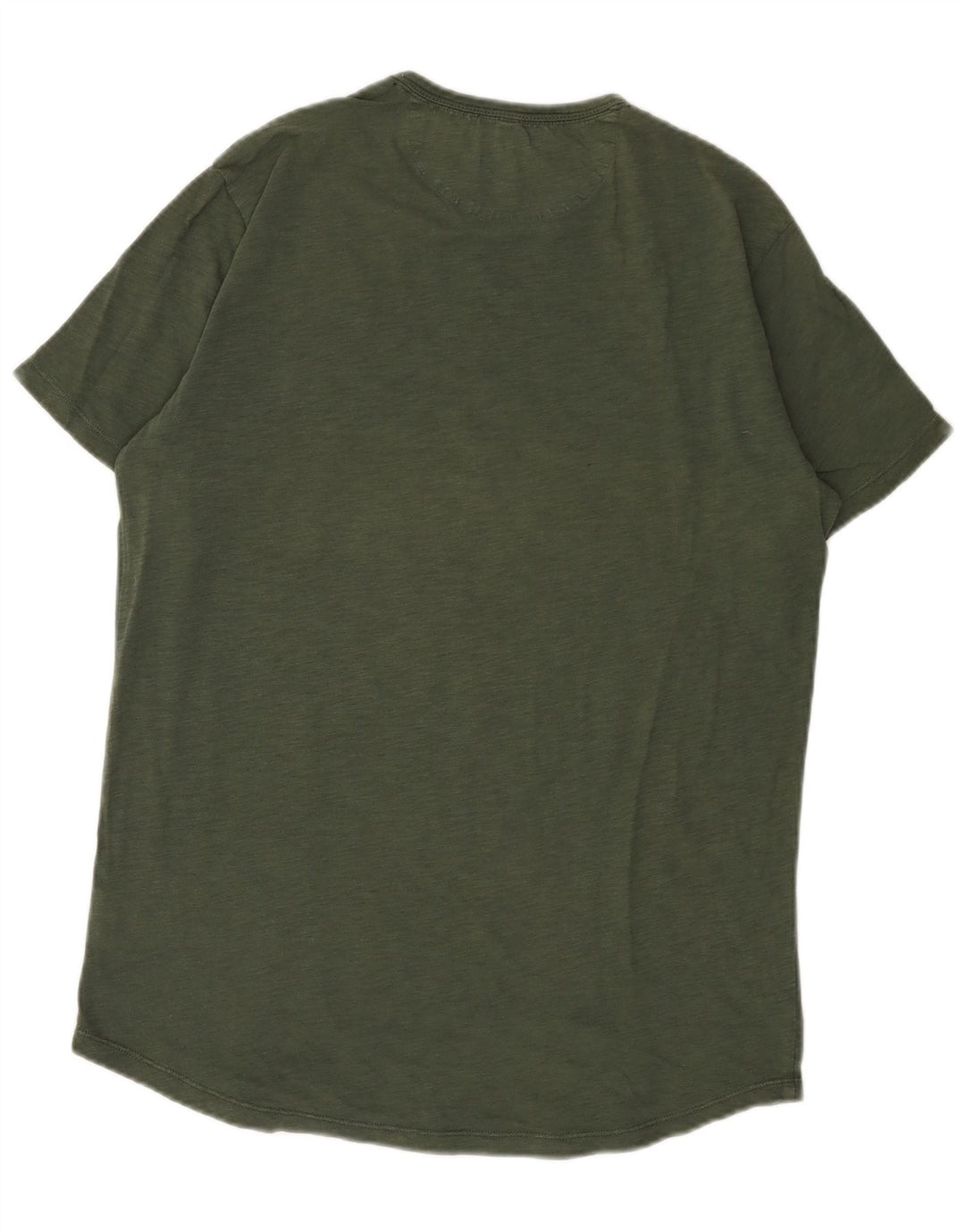 Sun68 - Camiseta para hombre, talla grande, color caqui, algodón