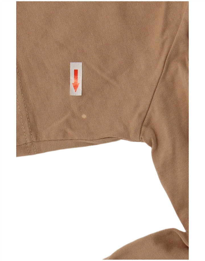 Nike Camiseta corta para mujer UK 44 Algodón beige medio