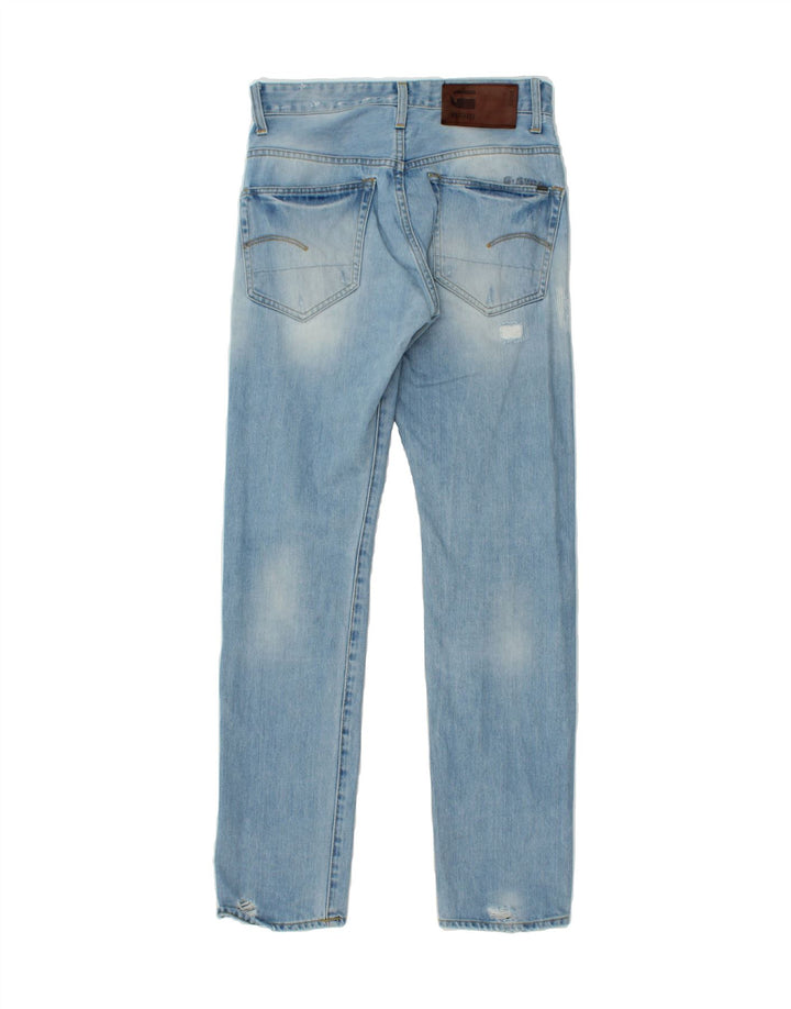 G-STAR Mens Distressed Slim Jeans W30 L32 Blue Cotton Vintage G-Star and Second-Hand G-Star from Messina Hembry 