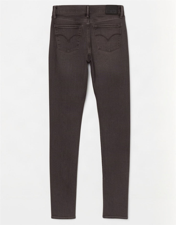 Vaqueros pitillo Levi's para mujer W28 L30 Algodón gris
