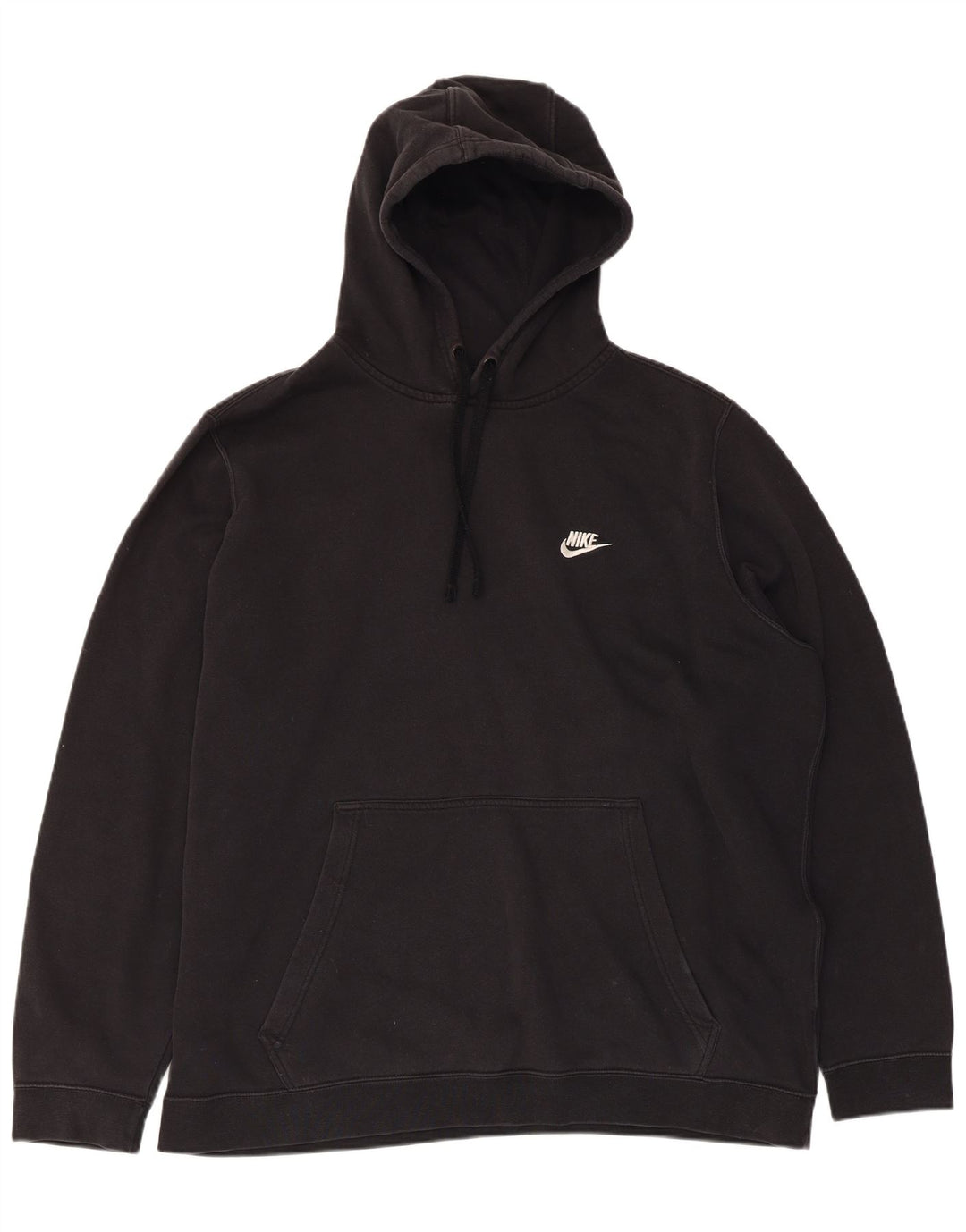 NIKE Sudadera con capucha para hombre, talla 2XL, algodón negro