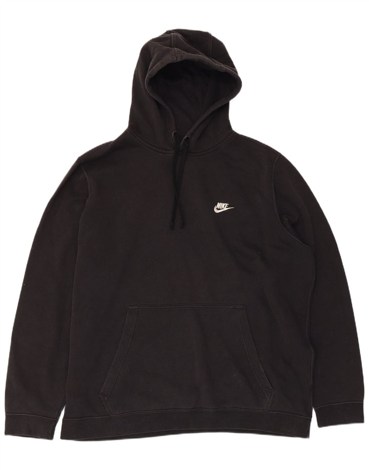 NIKE Sudadera con capucha para hombre, talla 2XL, algodón negro