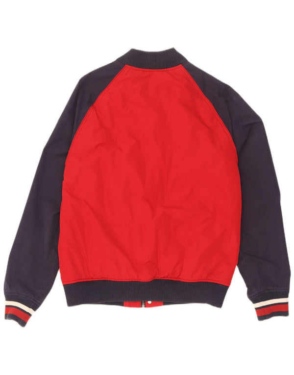 Tommy Hilfiger Chaqueta Bomber Estampada para Hombre UK 36 Small Rojo Colorblock