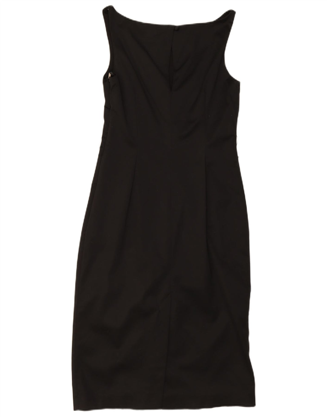 COAST Womens Sleeveless Sheath Dress UK 14 Medium Black Acetate