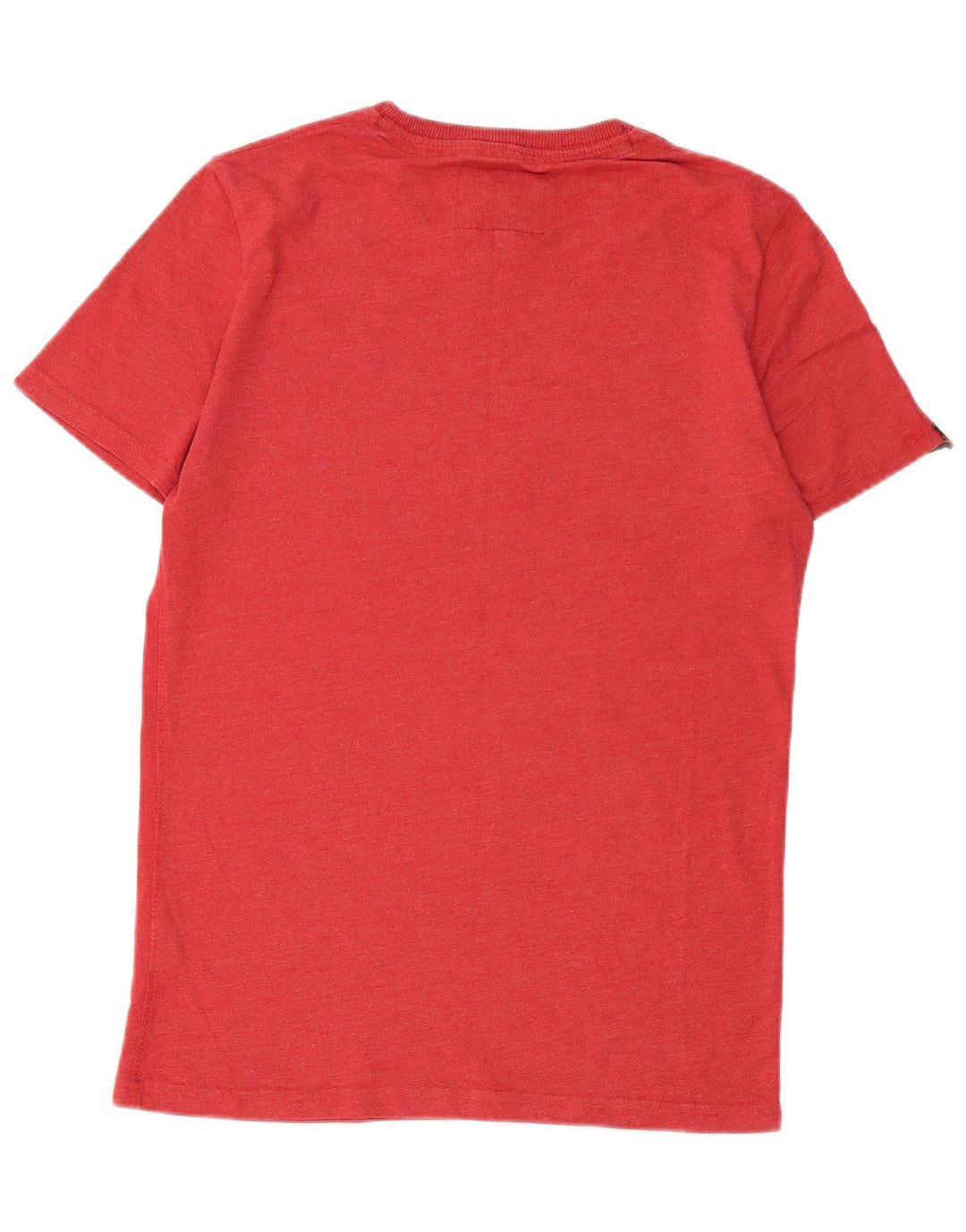 SUPERDRY Camiseta gráfica para hombre Top mediano de algodón rojo