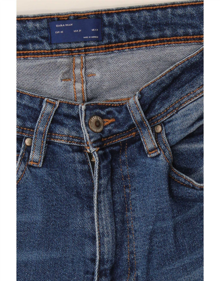 Zara Vaqueros pitillo para hombre EU 40 Medium W31 L30 Azul