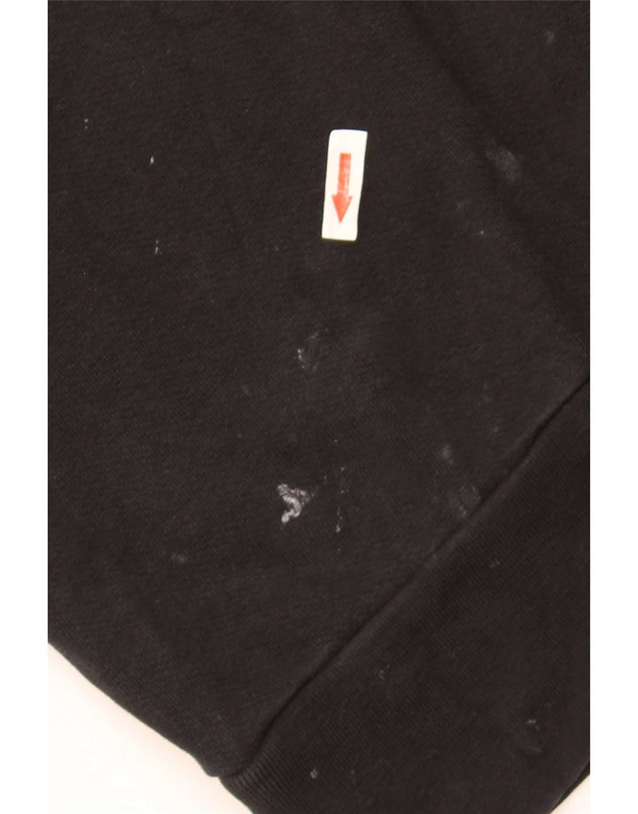 Levi's Hombre Sudadera Gráfica Jumper Algodón Negro Mediano