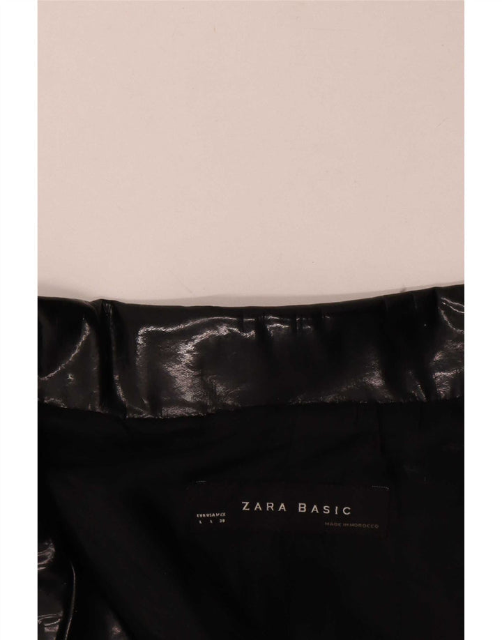 Zara Chaqueta Blazer De 3 Botones para Mujer Reino Unido 46 Grande Negro