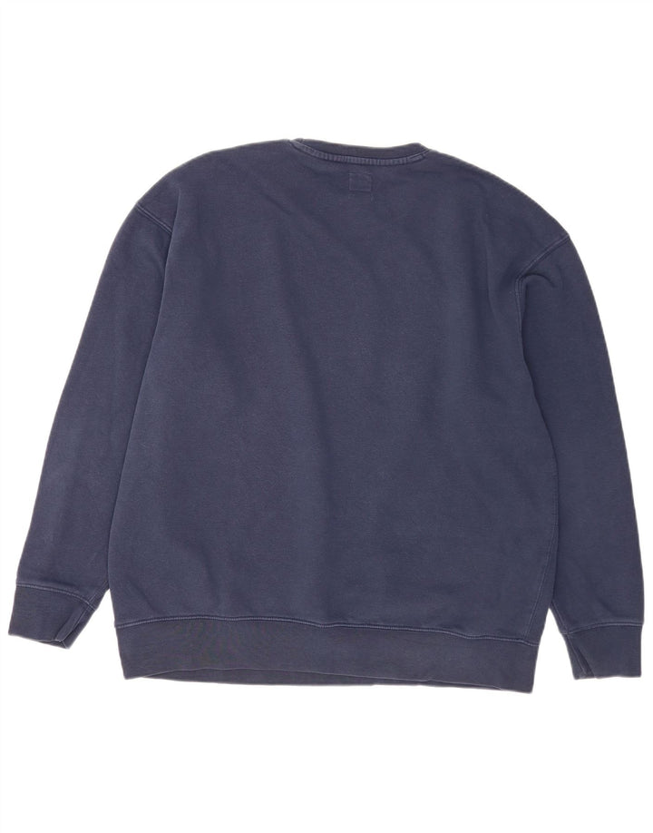 Levi's Hombre Relaxed Graphic Sudadera Jumper Large Azul Marino Algodón
