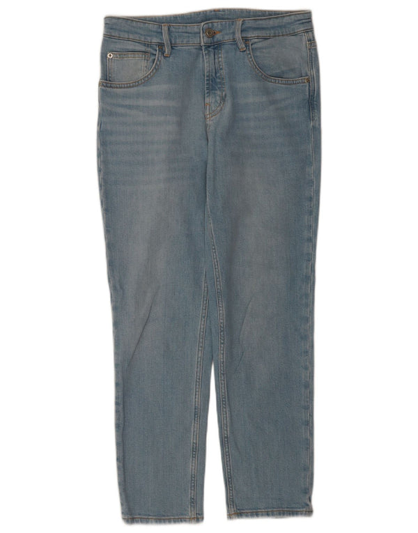 Massimo Dutti Vaqueros Slim Mujer EU 36 XS W26 L26 Azul Algodón