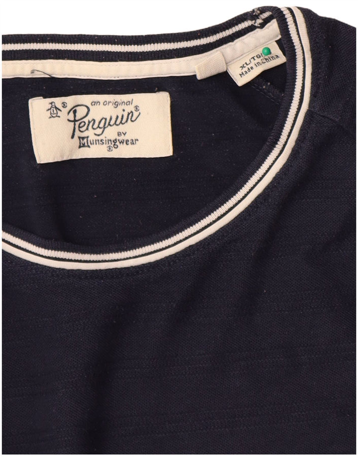 Camiseta Penguin Hombre Top XL Azul Marino