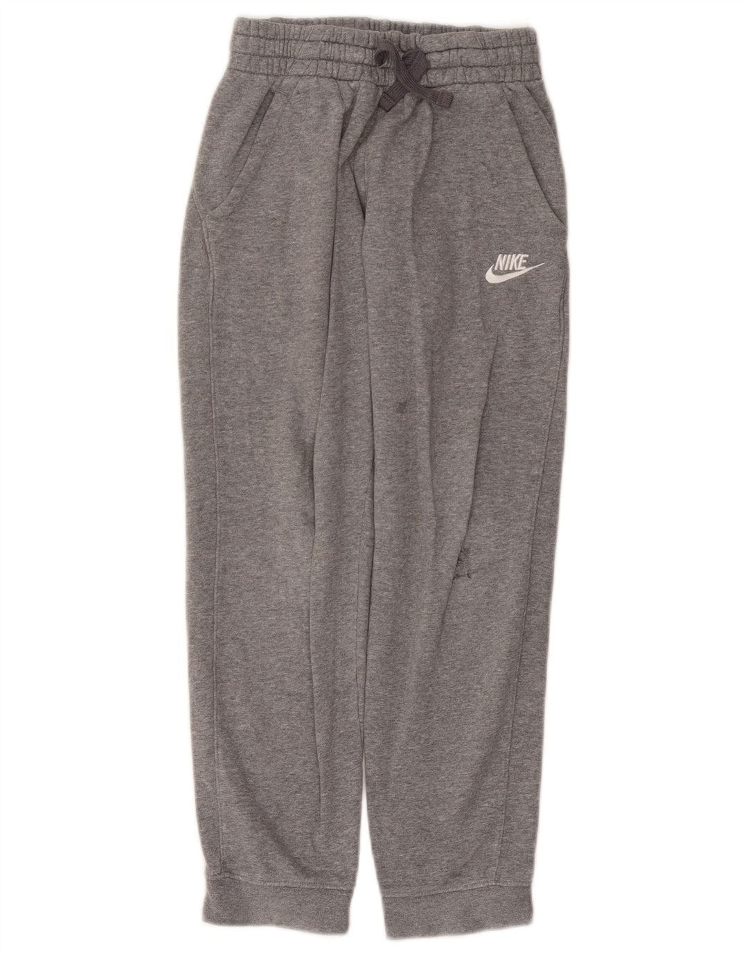 NIKE Pantalones de chándal para niño Joggers 10-11 años Gris Medio Algodón