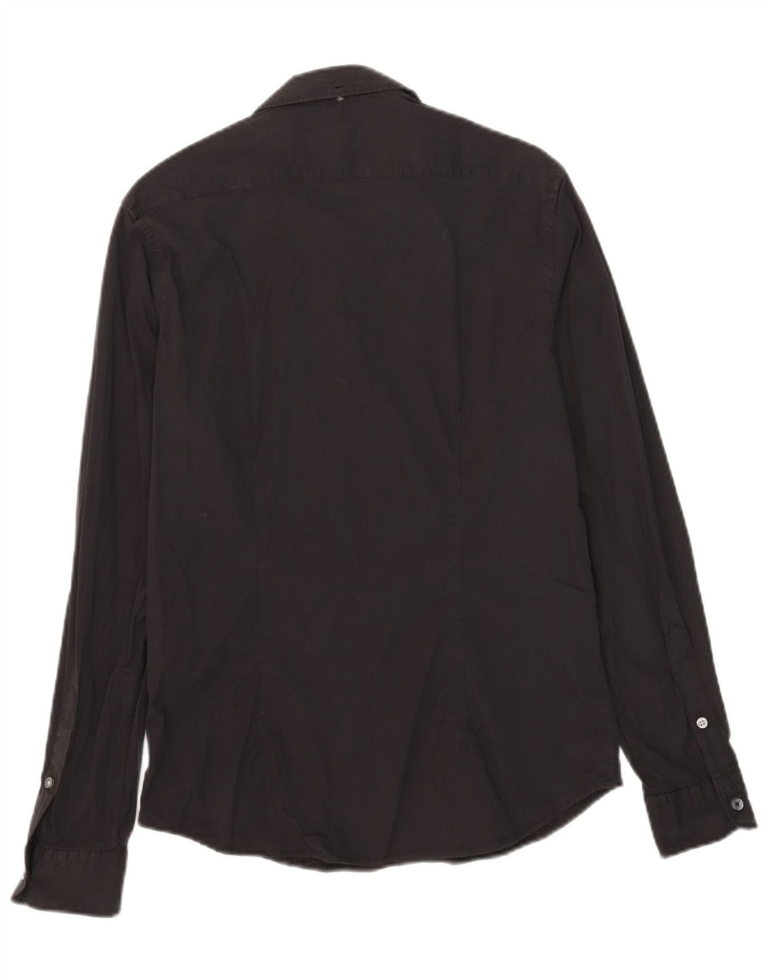 Camisa Gas Hombre Pequeña Algodón Negro