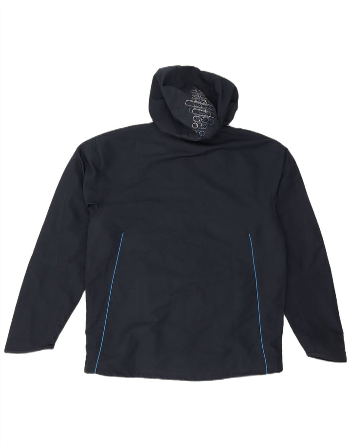 Adidas Chaqueta impermeable Clima Proof para hombre Reino Unido 38/40 Mediano Azul marino Poliéster