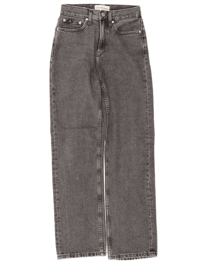Vaqueros Calvin Klein De Pierna Ancha Para Mujer W26 L28 Gris